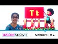 Alphabet T  to Z | ENGLISH CLASS - 1 | Learn Grammar for beginners Part-4