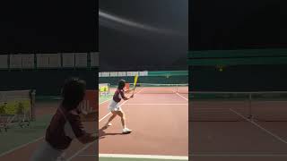 내 서브\u0026포핸드 어떤데🤩 #tennis #tennisplayer