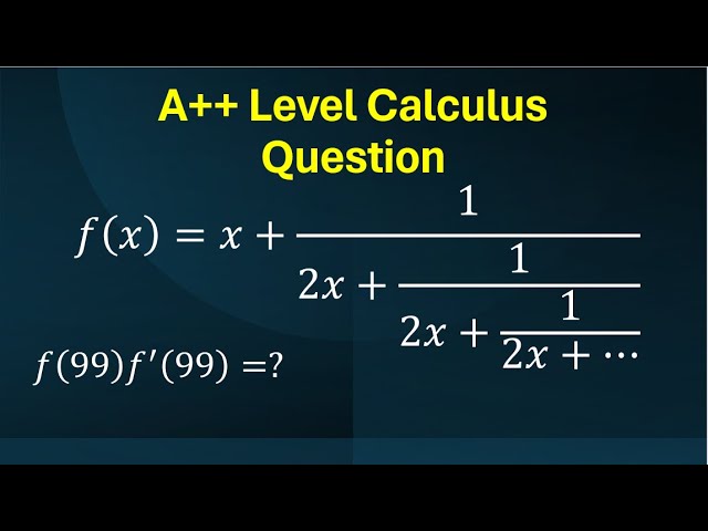 Hardest Calculus Problems