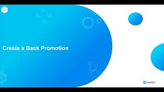 Create a Back Promotion