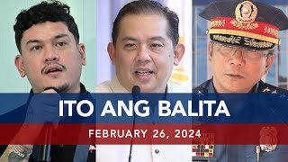 UNTV: Ito Ang Balita | February 26, 2024