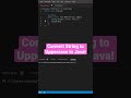 Convert String to Uppercase in Java! #shorts #python #programming #coding