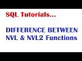 SQL Tutorial : Difference Between NVL and NVL2 functions in sql