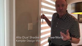 Alta Dual Shades with PowerWand @ Kempler Design Window Fashions