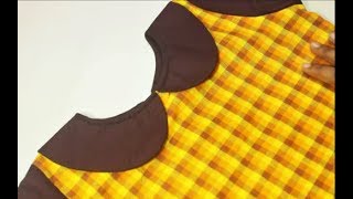 Peter Pan Collar Cutting & Stitching Easy Method