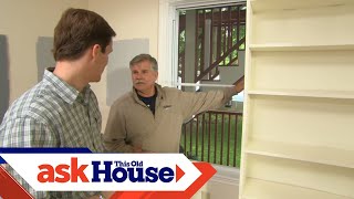 How to Build a Custom Built-In Using Stock Shelving | Ask This Old House