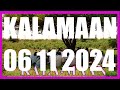 KALAMAAN 06 NOVEMBER 2024