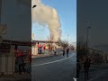 explosion großbrand in schorndorf feuerwehr im großeinsatz 19.01.2025 brand rauch feuer