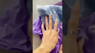 #unboxing Celana jeans crapped denim straight pants fashion korea style wanita