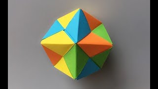 ABC TV | How To Make 3D Origami Ball #3 - Craft Tutorial