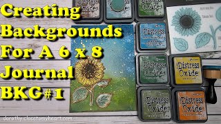 Creating Backgrounds For A 6 x 8 Journal-BKG #1