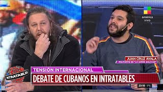 Fuerte debate de cubanos en Intratables