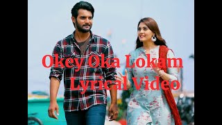 Okey Oka Lokam Song Lyrical Video | Sashi | Female Cover | Sid Sriram | Whatsapp Status