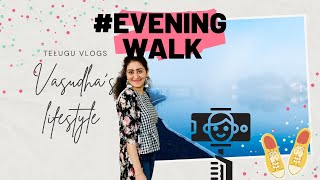 #EVENING WALK || VLOG || TELUGU VLOG FROM USA