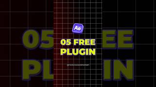 Top 5 Free Plugins for After Effects in 2025. #aftereffects #plugins #motiongraphics #tutorial