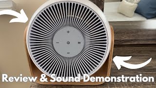 SNOOZ Breez Smart Table Fan \u0026 White Noise Machine Review \u0026 Sound Demonstration