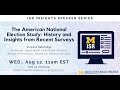 ISR Insights Speaker Series - The ANES: History and Insights from Recent Surveys