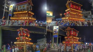 【愛媛】2023.10.06 東予秋祭り 宵祭り ハローズ東予店 (親善会・北条南・三津屋・北条新田・明理川・えびす・栄町・北条西・本友会)