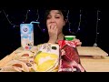 asmr mukbang ice cream feast 7 different ice cream for breakfast breeze 雪糕刺客！！？