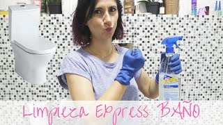 Rutina de Limpieza Express BAÑO ⇨ productos y limpieza en directo