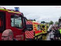 🚨abschlusscorso rettmobil 2024🆘️mit über 100 fahrzeugen und giga horneinsatz über die messe🚒🚑🔊