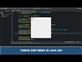 Java GUI Tutorial #50 - Check Box Menu In Java GUI Using JCheckBoxMenuItem Class