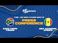 Cape Town Tigers v NBA Academy Africa - Press Conference | ROAD TO B.A.L. 2023
