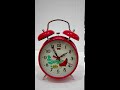 reloj despertador gallinita rojo 96546