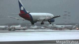 Boeing 737-55S EK73771 Armavia landing at Vnukovo - Moscow - (UUWW / VKO)