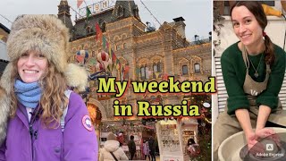 Moscow walking videos, going to theatre and pottery /прогулка по Москве