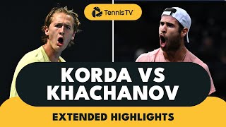 Sebastian Korda vs Karen Khachanov | Antwerp 2022 Extended Highlights