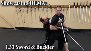I.33 Sword and Buckler - Showcasing HEMA