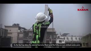 Installation & Usage Movie of KARAM Descender Jumper Ref No  PN 410 & Pulley