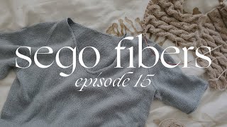 Sego Fibers Podcast, Ep 15: Sample Knitting \u0026 Bookshelf Tour