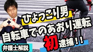 【桶川のひょっこり男は実刑⁉︎】2年連続ひょっこりして検挙・逮捕、あおり運転罪（妨害運転罪）が自転車にも適用されるの？弁護士解説！