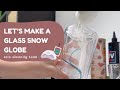 Sublimation Glass Snow Globe Tutorial: Advancing Aiden’s Exclusive Designed Blank