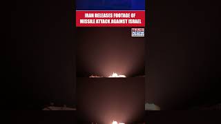 Iran Releases More Footage Of Missile Attack Against Israel| Middle East Crisis Worsens #shorts