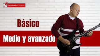 Haz solos de guitarra usando escalas básicas y avanzadas