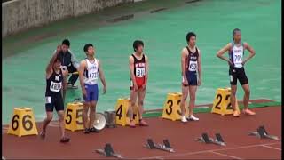 2010年　秋田県高校総体　男子8種110ｍH1~3組