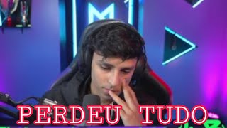 Nobru perde  300k na blazer ao vivo - PERDEU TUDO - zerou a banca