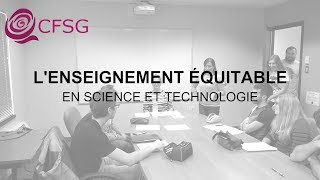 L'enseignement équitable en science et technologie : une conférence de la Pre Anne Roy