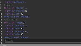 Python programming | How to draw rectangle | how to draw triangle in python turtle