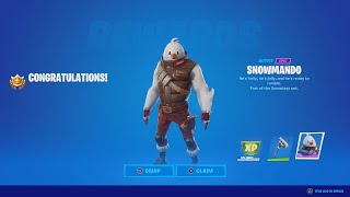SNOWMANDO Is Secretly Reactive - Snowmando Skin Gameplay & Review (How Is Snowmando Reactive)