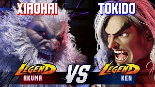 SF6 ▰ XIAOHAI (Akuma) vs TOKIDO (Ken) ▰ High Level Gameplay