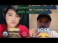 Suresh Lama big Mach with random people #sureshlama #aleeyaaleey