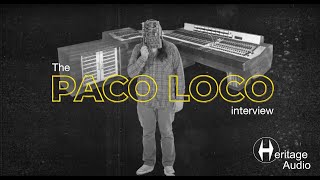 The Paco Loco interview @ Heritage Audio Studios (ENG subs)