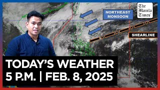 Today's Weather, 5 P.M. | Feb. 8, 2025