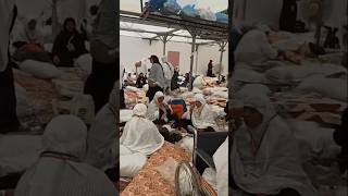 Hajj 2024, Inside Mina tents 🏕️ 🏕️ , allah accept all their prayers n  ibadat #hajj #viral