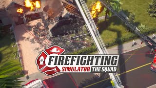 京町涼子は、消防士となり火災現場に臨む？　第１回　FireFighting Simulator - The Squad より。