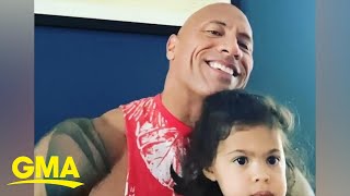 Dwayne Johnson reveals this is the 937th time he’s sung 'You’re Welcome' to daughter l GMA Digital